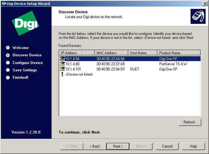 Digi Device Setup Wizard Windows 7